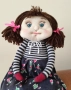 Кукла София. Текстилна мека кукла. ръчна изработка, снимка 13