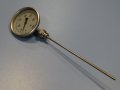 биметален термометър JUMO thermometer ф100mm, 0/+300°C, L-235mm, снимка 1
