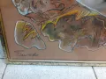 Картина пастел "Бягство", живопис, снимка 6