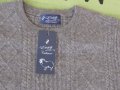 Сив пуловер от 100% кашмир, нов, размер L, Монголия, снимка 3