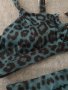 Леопардов син бански с висока талия, снимка 6