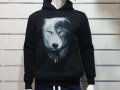 Нов мъжки суичър с дигитален печат Вълк ИН и ЯН, Серия вълци, снимка 11