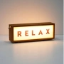 Светещ надпис, Relax, LED табела, снимка 3