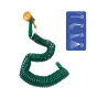 Маркуч за поливане, Спирала, 4 аксесоара, 4 функции, 15м, Зелен , снимка 2