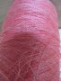 Тънка фина прежда цвят корал 898 грама, снимка 4