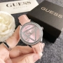 Дамски ръчен часовник Guess с кожена верижка, снимка 4