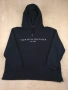 Tommy Hilfiger Hoodie възстановен с голямо лого, размер EU 50, тъмносин, снимка 1