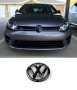 предна емблема черен гланц за VW MK7 GTI Голф 7, снимка 2