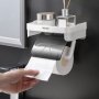 Практична поставка за тоалетна хартия с подложка за смартфон, снимка 9