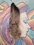 👑 💗Ново ! Луксозна Дълга Къдрава Опашка за Коса в Цвят Шатуш- КОД С873, снимка 4