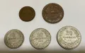Лот 1,2,5,10,20 стотинки 1912г в много добро състояние, снимка 1