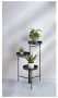 Метален цветарник Поставка за Саксия за цветя 3бр Декоративна стойка, снимка 6