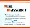 МИНИ МАСАЖЬОР  MIMO  mini massager  SHU  LONG, снимка 6