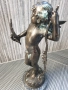 40см-3кг Moreau статуетка/стара френска бронзова скулптура/фигура на ангел-купидон, снимка 6