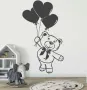 Стикер за стена "Мечето Теди"  , снимка 1