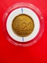 Рядък дефект на монета  20 евроцента, Италия, 2002 г., снимка 2