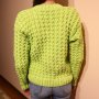 Ръчно плетен дамски пуловер, снимка 5