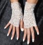 Сватбени ръкавици без пръсти / Булчински ръкавици от дантела, снимка 7