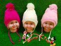 НОВА зимна шапка, снимка 1 - Бебешки шапки - 26874561