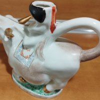 Стара порцеланова фигура, чайник, крава, 1964 г., снимка 9 - Колекции - 40762500