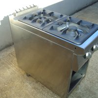 Професионален, италиански, газов котлон на база ,две горелки, снимка 3 - Обзавеждане на кухня - 43451624