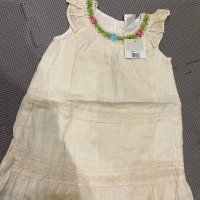 Нова рокля памук 6-12м, снимка 1 - Бебешки рокли - 28494190