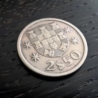 Монета - Португалия - 2.50 (2$50) ескудо | 1974г., снимка 1 - Нумизматика и бонистика - 27818216