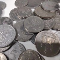 100бр световни монети от бял метал, снимка 4 - Нумизматика и бонистика - 43204603