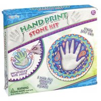Hand Print Stone Kids Kit, снимка 1 - Рисуване и оцветяване - 26905344