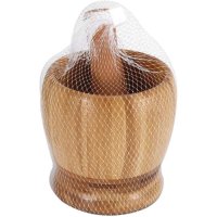 бамбуково хаванче с чукало за чесън и подправки, снимка 3 - Аксесоари за кухня - 43864507