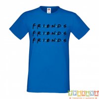 Мъжка тениска Приятели Friends Logo 3, снимка 3 - Тениски - 33135018