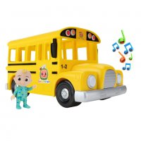 COCOMELON Пеещ училищен автобус с фигура JJ CMW0015, снимка 3 - Коли, камиони, мотори, писти - 38786576