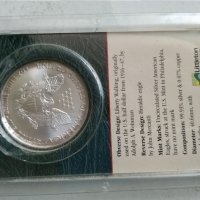 Сребърна монета 1 долар 2000г, снимка 10 - Нумизматика и бонистика - 32385509