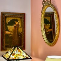 Старинно овално огледало "Луи XVI", снимка 6 - Огледала - 43938731