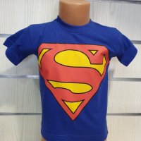 Нова детска тениска с трансферен печат Супермен (Superman), снимка 5 - Детски тениски и потници - 28442231