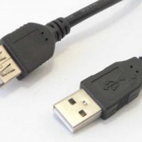 Кабел USB M-USB F 3m 