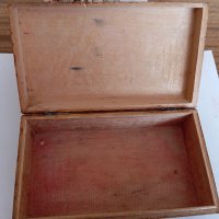 Старинна дървена кутия за бижута , снимка 2 - Антикварни и старинни предмети - 44078900