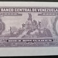 Венецуела 10 боливара 1988 б1, снимка 2 - Нумизматика и бонистика - 38593068