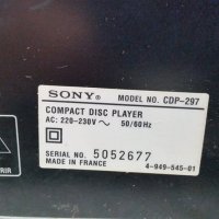 CD player SONY CDP-297 2, снимка 7 - Аудиосистеми - 28213538