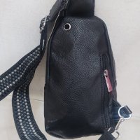 Мъжка черна чанта с платова дръжка, снимка 3 - Чанти - 43851839
