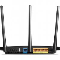 Рутер безжичен  Router TP-Link Archer C1200 AC1200 Wi-Fi Dual Band 1200Mbps USB Sharing с 3 мощни въ, снимка 7 - Рутери - 18382534