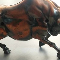 Метална запалка с форма на бик, снимка 5 - Антикварни и старинни предмети - 32614595
