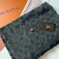 Луксозен модел шал с кутия Louis Vuitton, снимка 3 - Шалове - 43712688