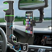 Универсална поставка за телефон или GPS навигация в автомобил, до 360° ъгъл на въртене, снимка 4 - Други - 43462120