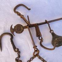 Малък стар османски кантар №1193, снимка 2 - Антикварни и старинни предмети - 34792872