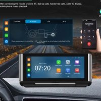 Универсална навигация + видеорегистратор ANDROID Wireless Carplay & Android Auto DVR AirPlay BT FM A, снимка 2 - Аксесоари и консумативи - 43544799