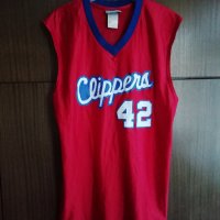 NBA Los Angeles Clippers #42 Elton Brand Basketball потник баскетболен, снимка 2 - Тениски - 37916386