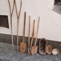 Стари дървени кобилица,кобилици,вила,копаня,нощва,лопата, снимка 1 - Антикварни и старинни предмети - 40527091