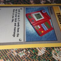 1995, 96, 98 Pokemon Pokedex Trainer Card 87/102 Base Set, снимка 5 - Колекции - 43954056