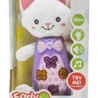 Плюшена светеща музикална играчка коте - Еarly Steps, снимка 1 - Музикални играчки - 35475519